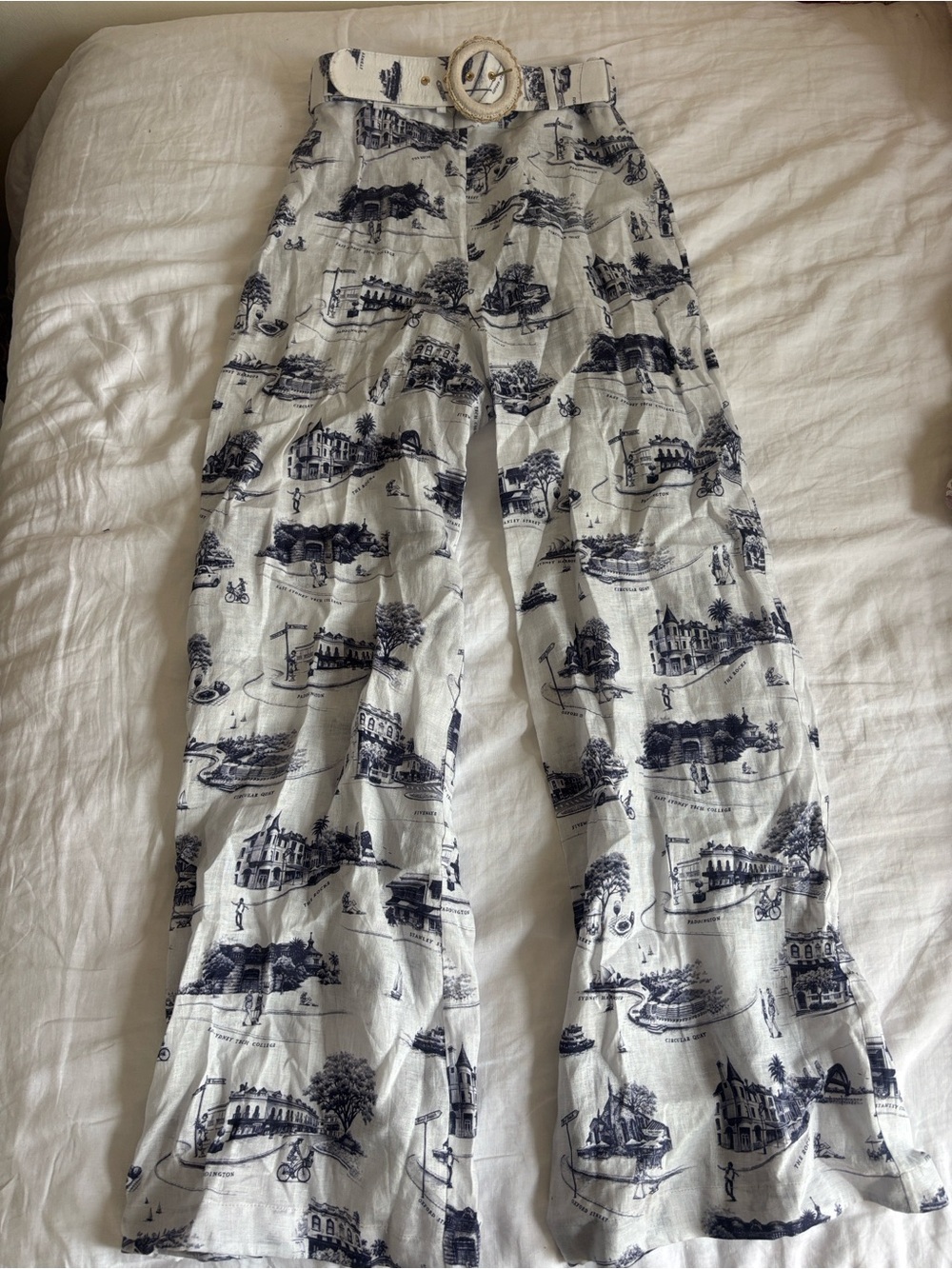 Zimmermann Toile Wide Leg Pants